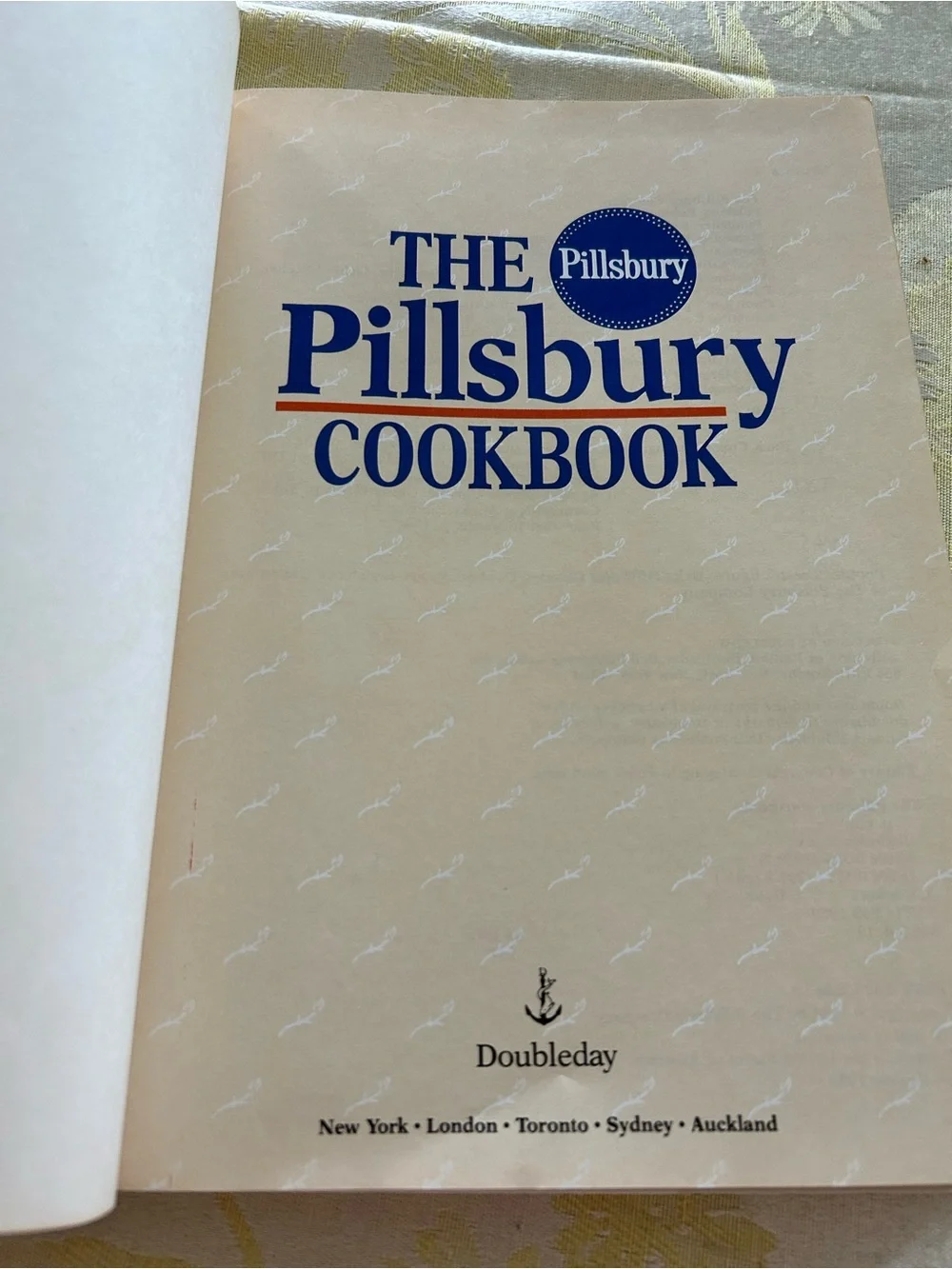 The Pillsbury Cookbook 1989 Edition